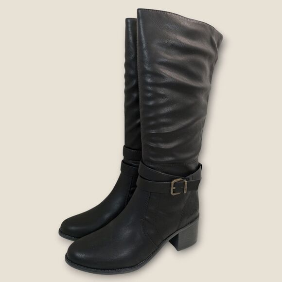 NEW Blowfish Malibu Women's Binda Vegan Leather Boot Black Local Sheriff 8.5M - Picture 2 of 12